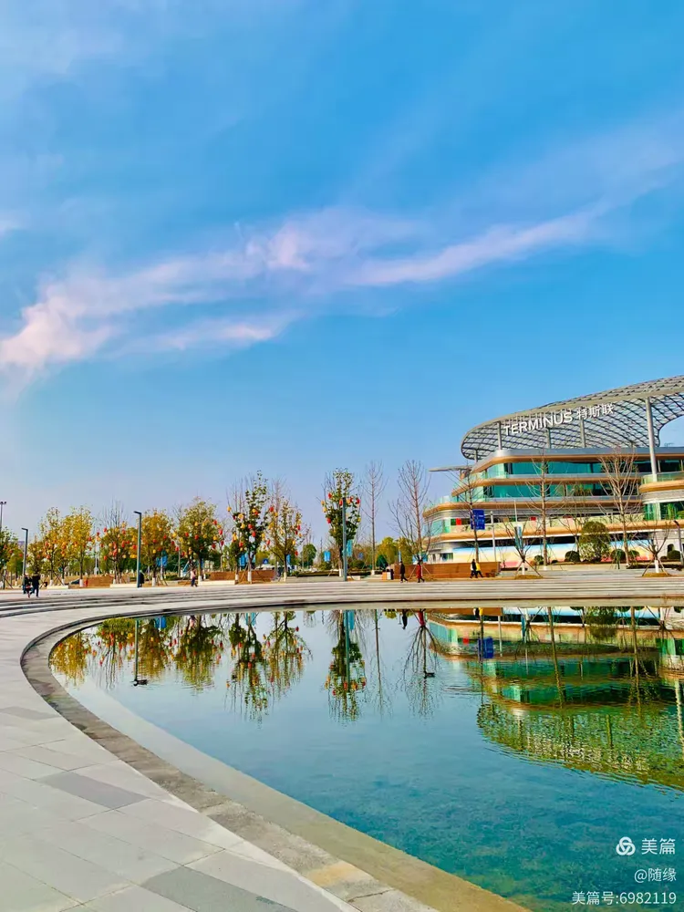 德阳文徳湖景色